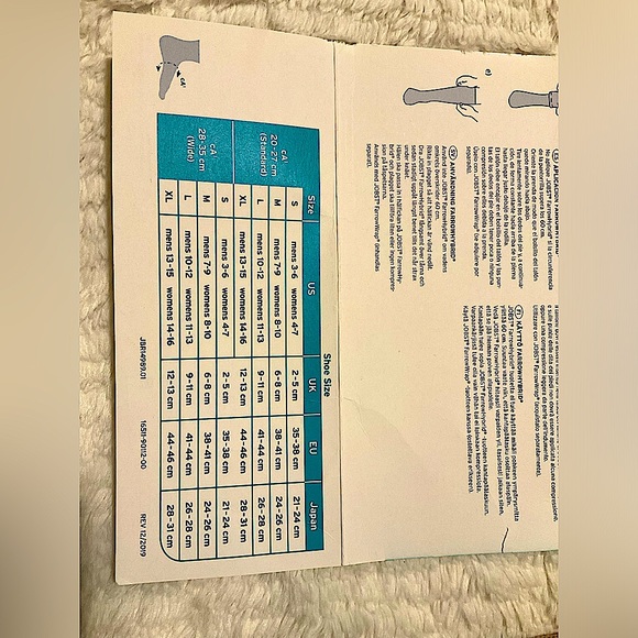 hybrid JOBST compression stockings/socks Farrow New in package Hosiery beige - Picture 4 of 5